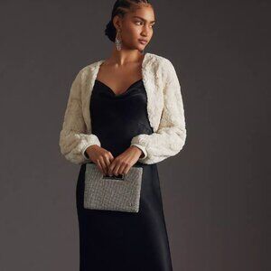 Maeve Faux Fur Shrug